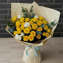 Букет цветов из:  Розы #REPLACE_PRED# Павловский