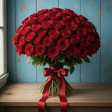 Букет Красные розы Блэк Меджик в Павловский