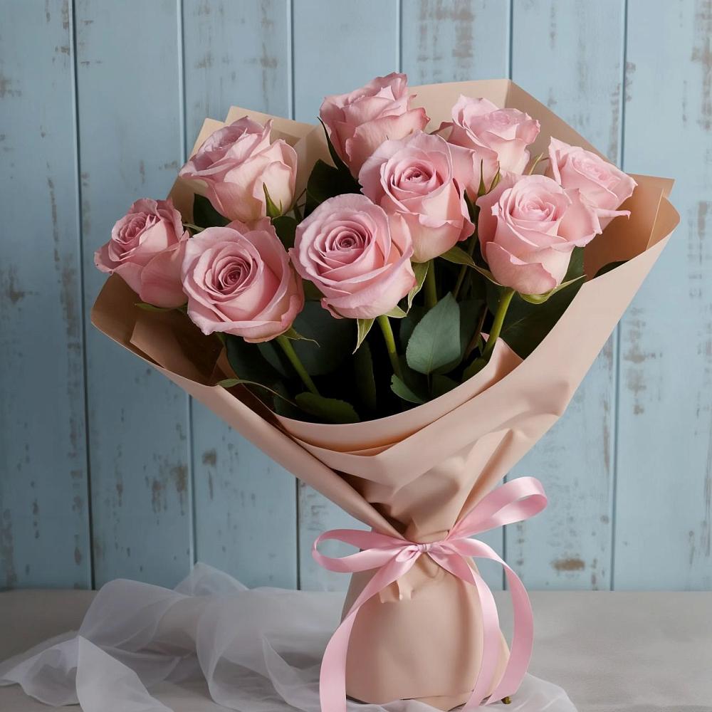 Букет цветов из: Розы в Павловский