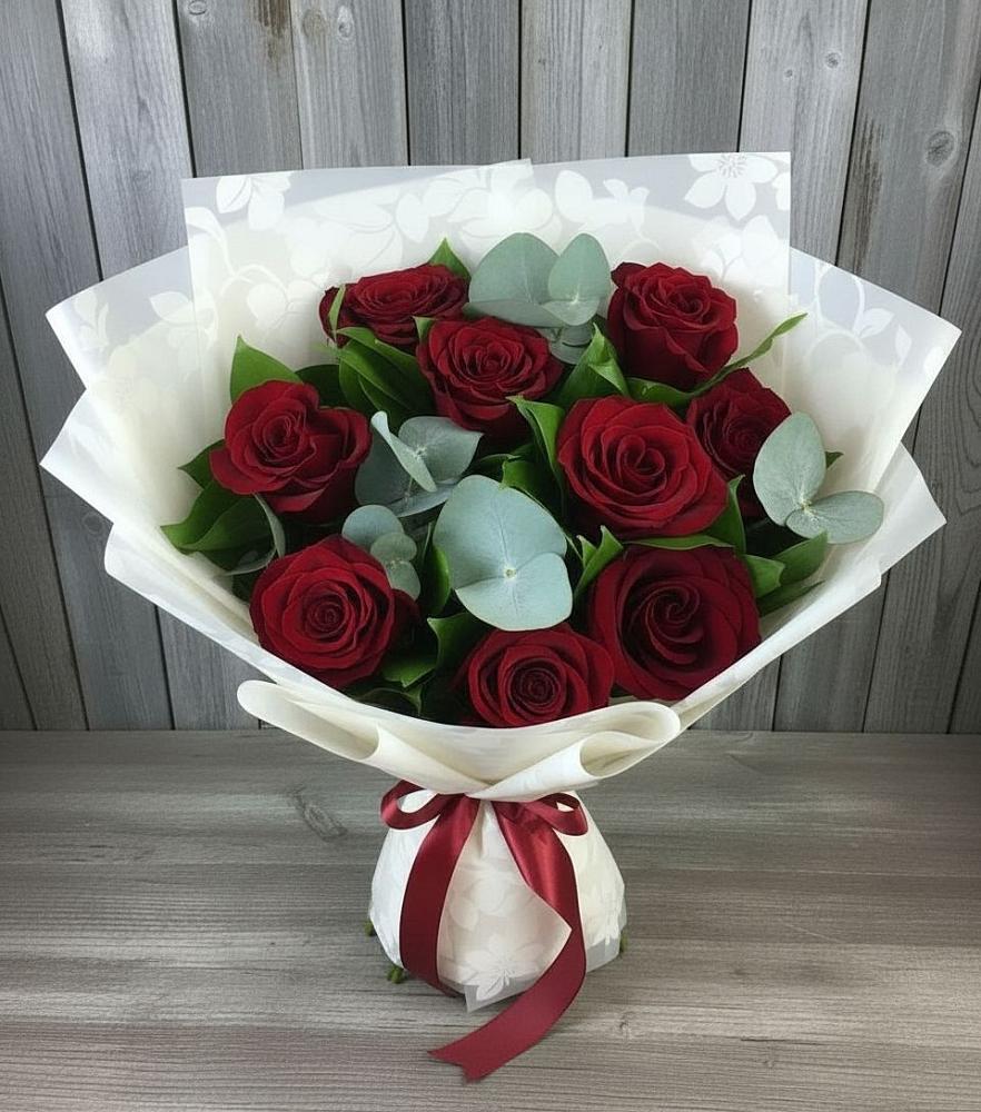 Букет цветов из: Розы в Павловский