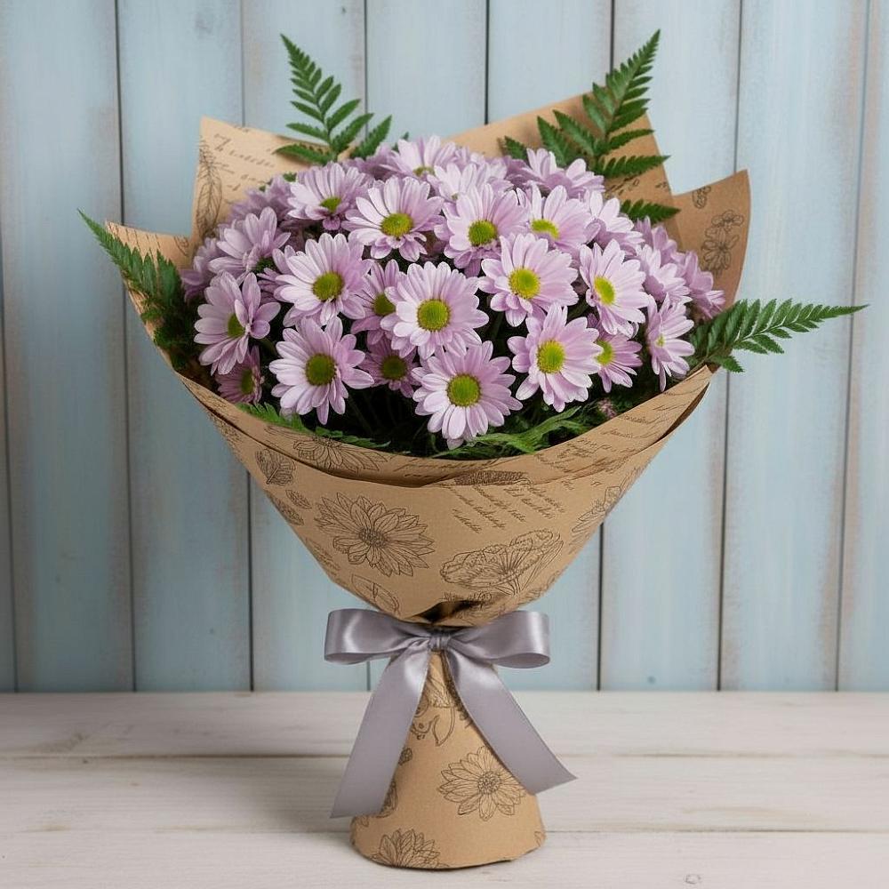 Букет цветов из: Хризантемы в Павловский