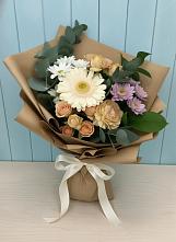 Букет цветов из:  Герберы и Хризантемы в Павловский