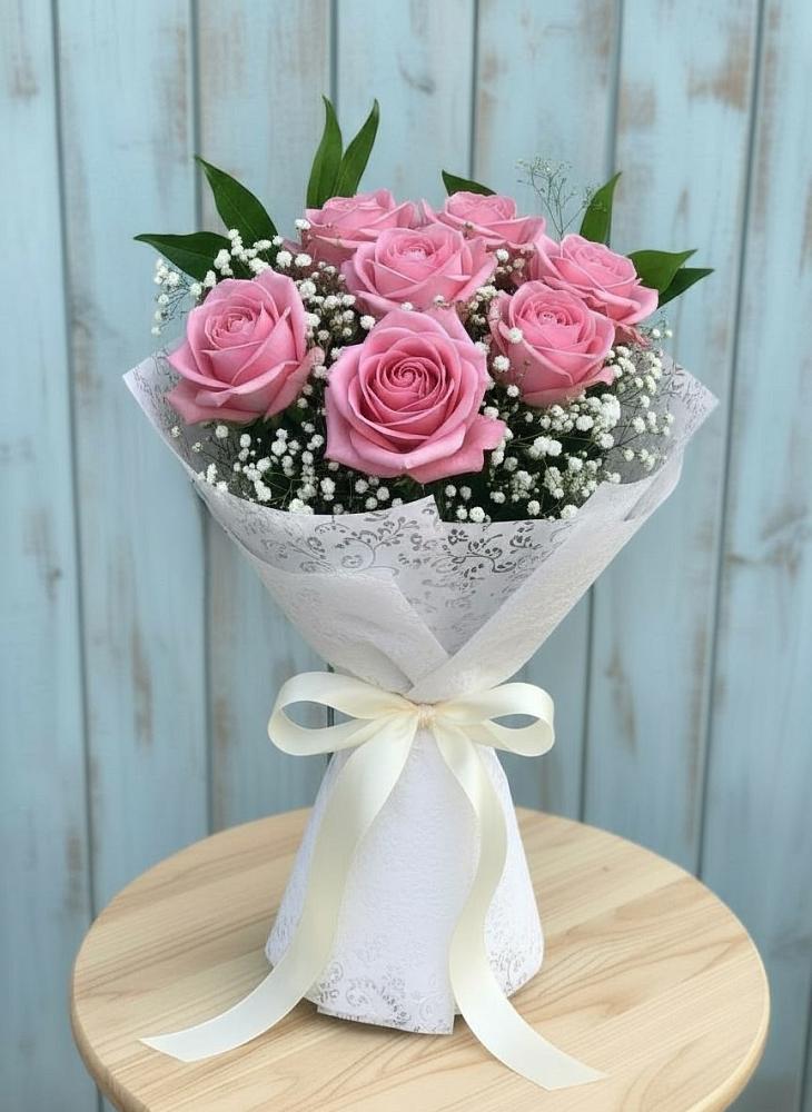 Букет цветов из: Розы в Павловский