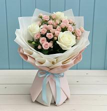 Букет цветов из:  Розы в Павловский
