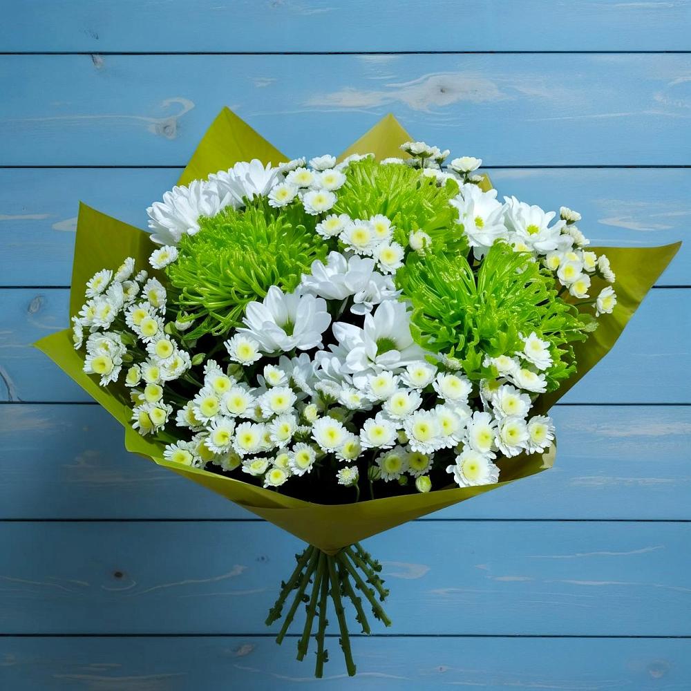 Букет цветов из: Хризантемы в Павловский