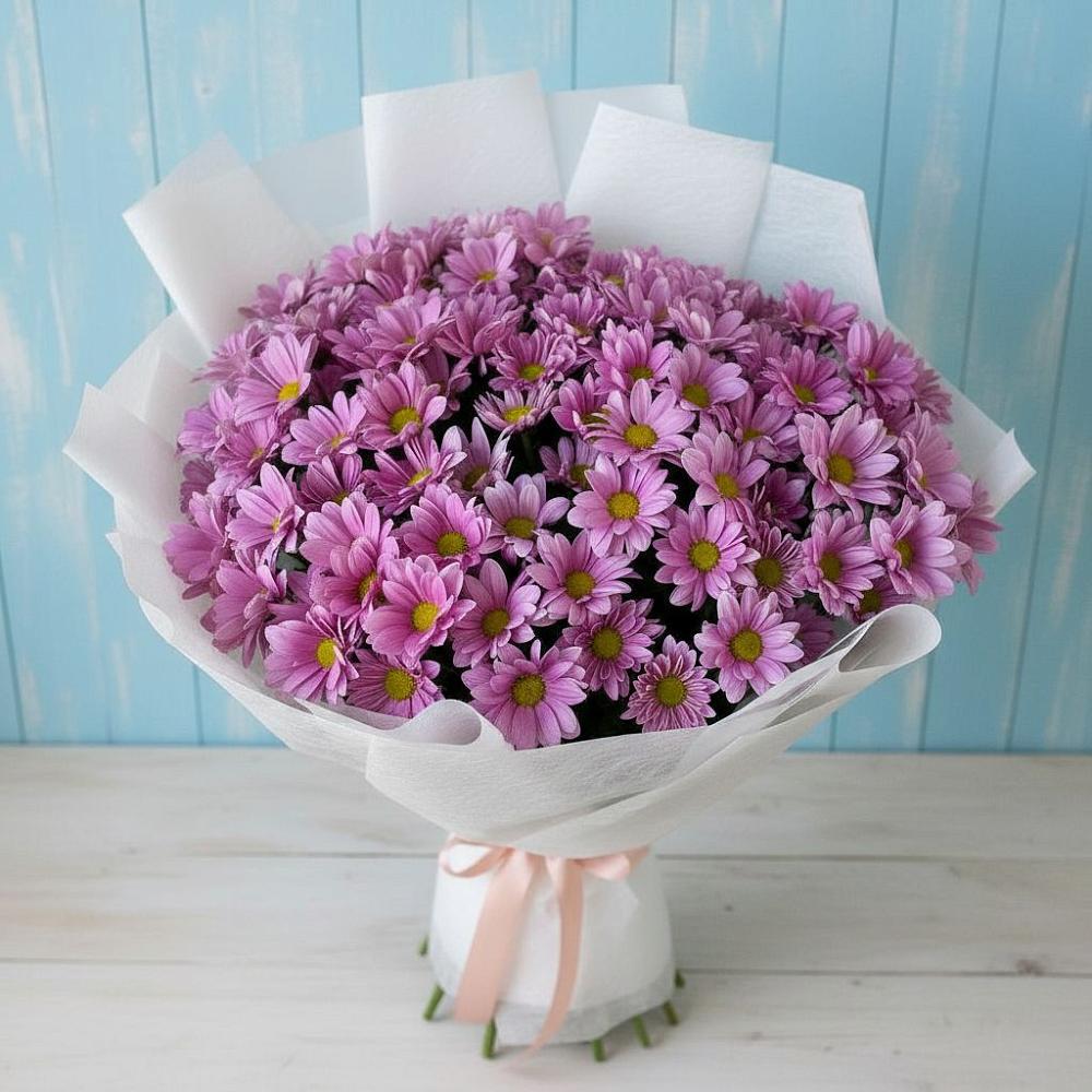 Букет цветов из: Хризантемы в Павловский