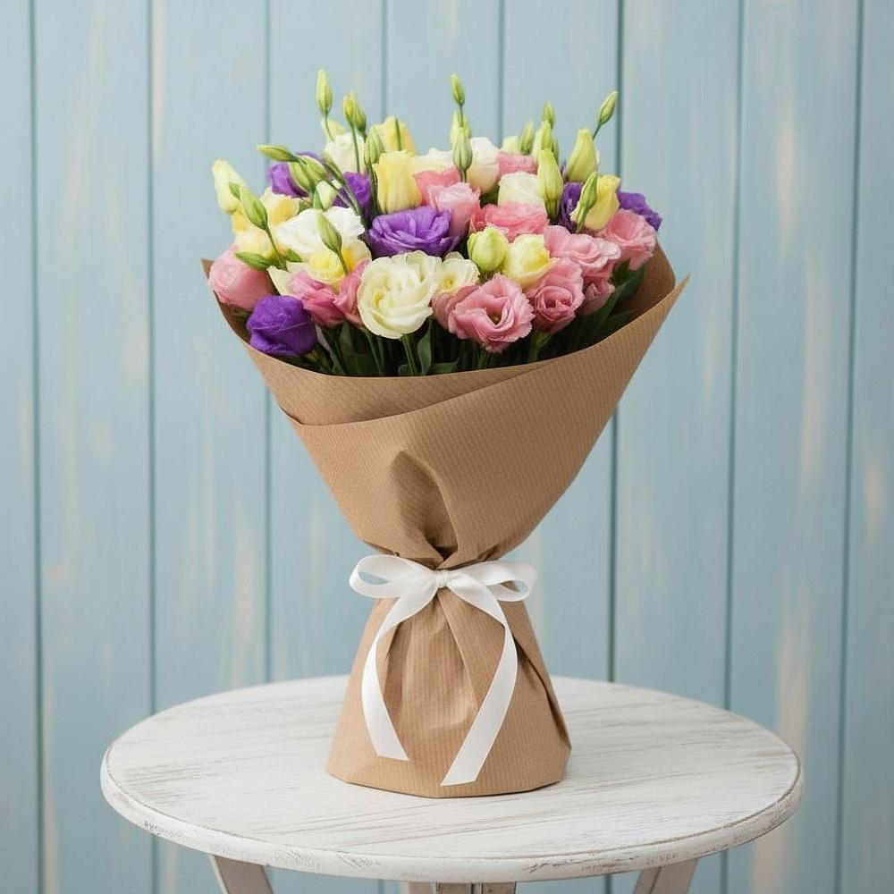 Букет цветов из: Лизиантусы в Павловский