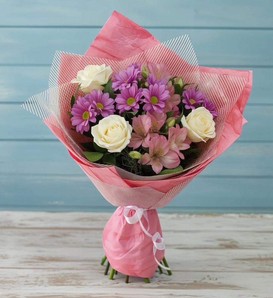 Букет цветов из: Герберы в Павловский