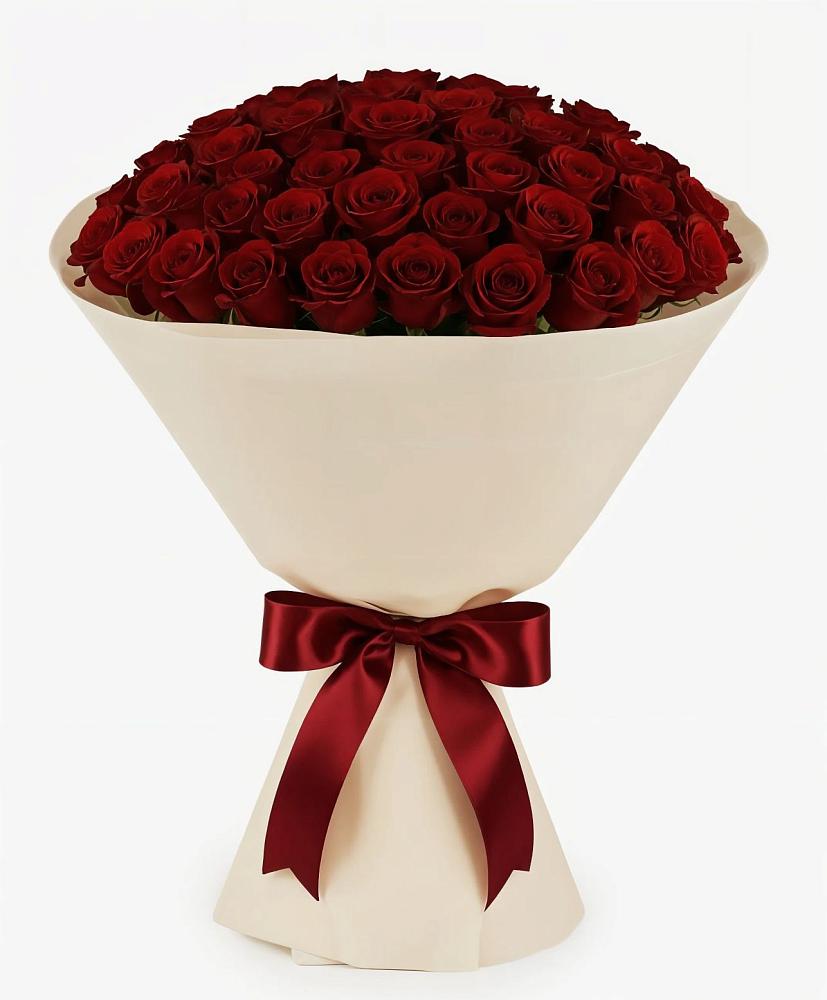 Букет 101 Бордовая роза Блэк Бакарра в Павловский